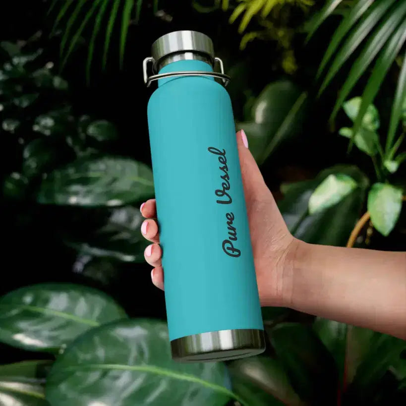 Vacuum Insulated Bottle - Pure Vessel 22oz Copper Travel Flask