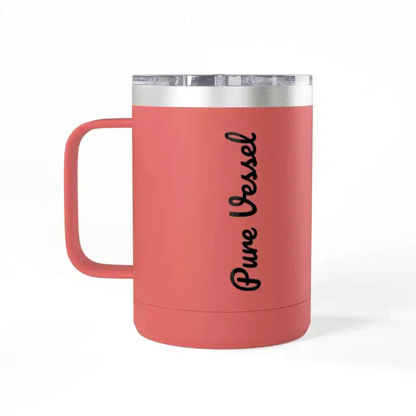 Insulated Coffee Tumbler - Pure Vessel 15oz Double Wall Travel Mug