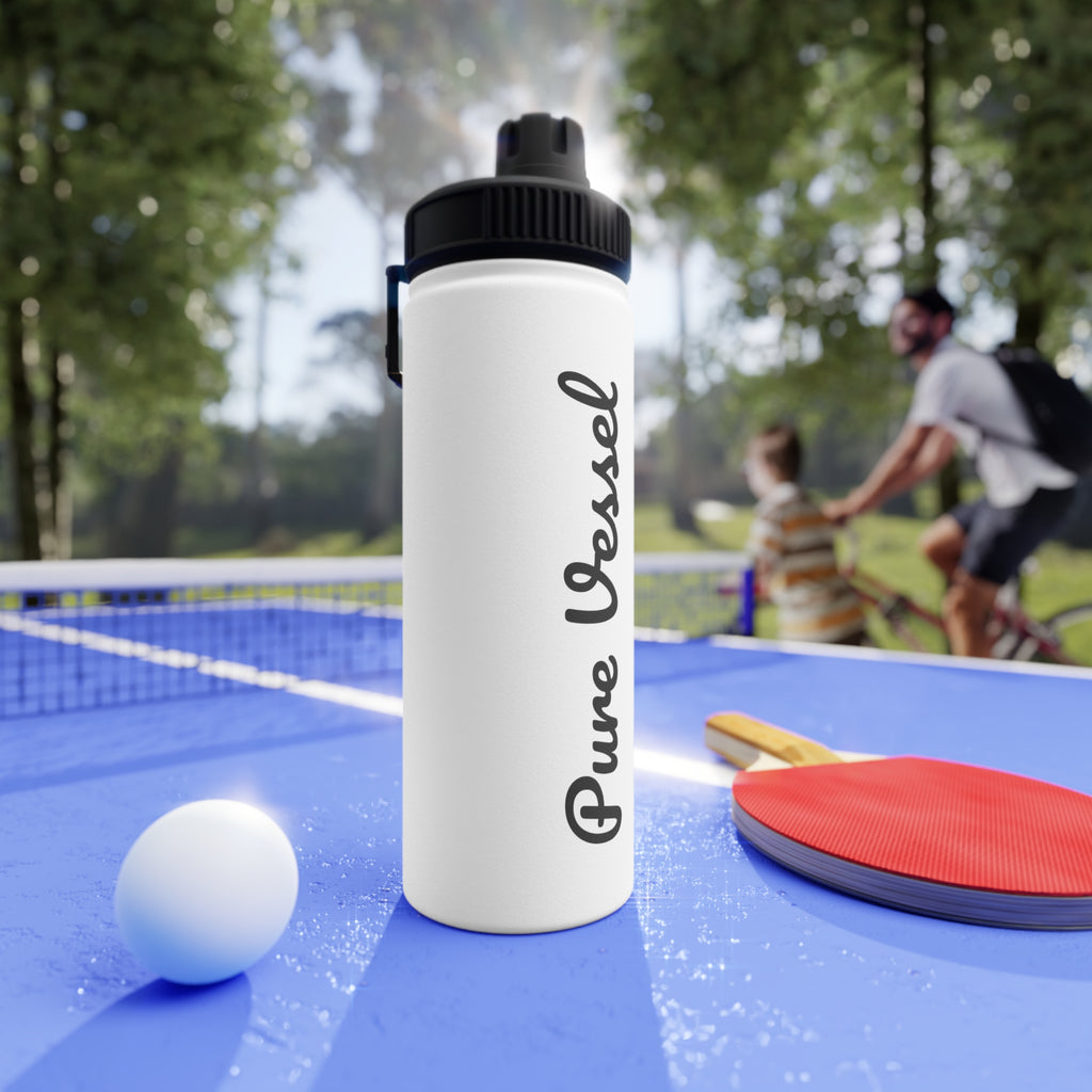 Pure Vessel Sport Water Bottle | Stainless Steel Sports Lid - Pure Vessel