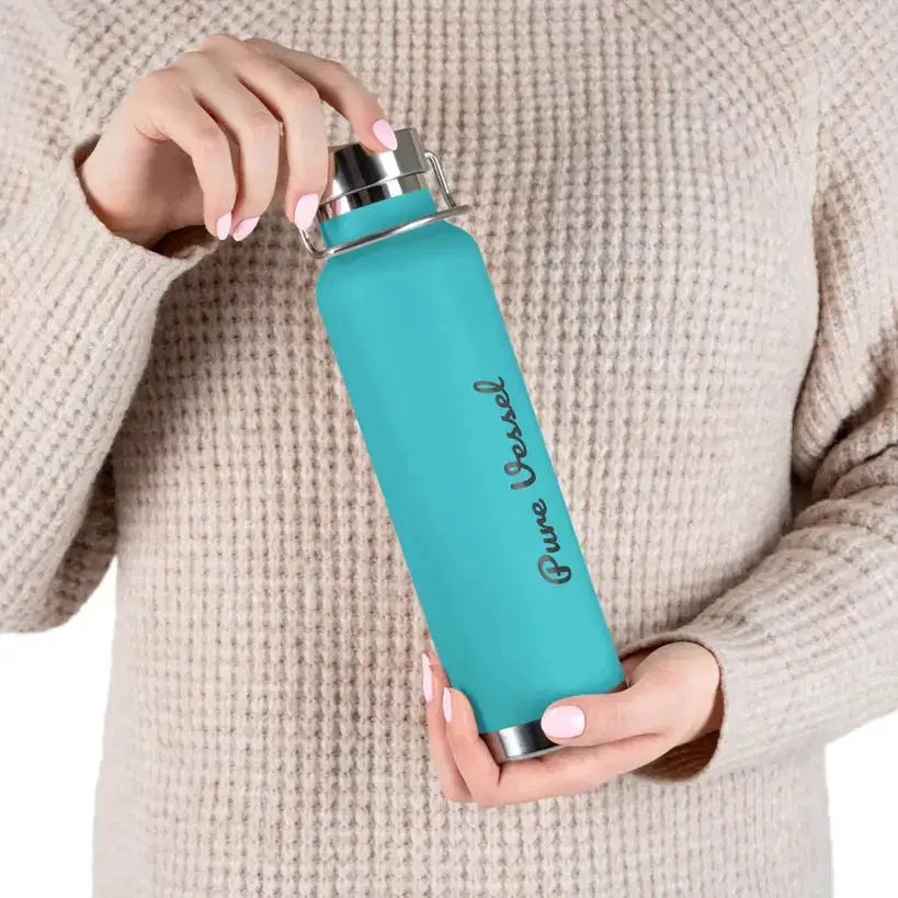 Vacuum Insulated Bottle - Pure Vessel 22oz Copper Travel Flask