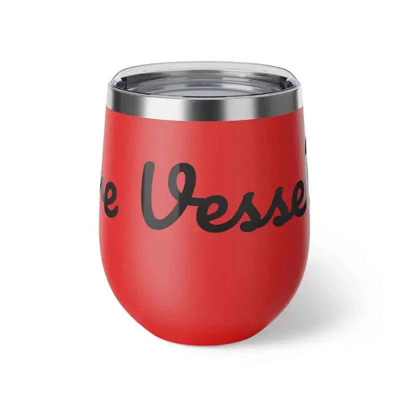 Insulated Stemless Tumbler - Pure Vessel Copper Vacuum Cup 12oz