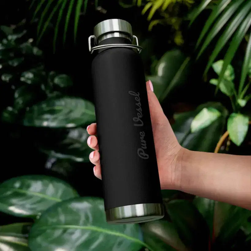 Vacuum Insulated Bottle - Pure Vessel 22oz Copper Travel Flask
