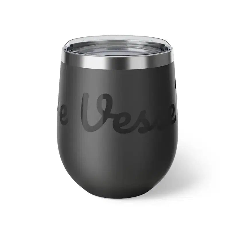 Insulated Stemless Tumbler - Pure Vessel Copper Vacuum Cup 12oz - Pure Vessel
