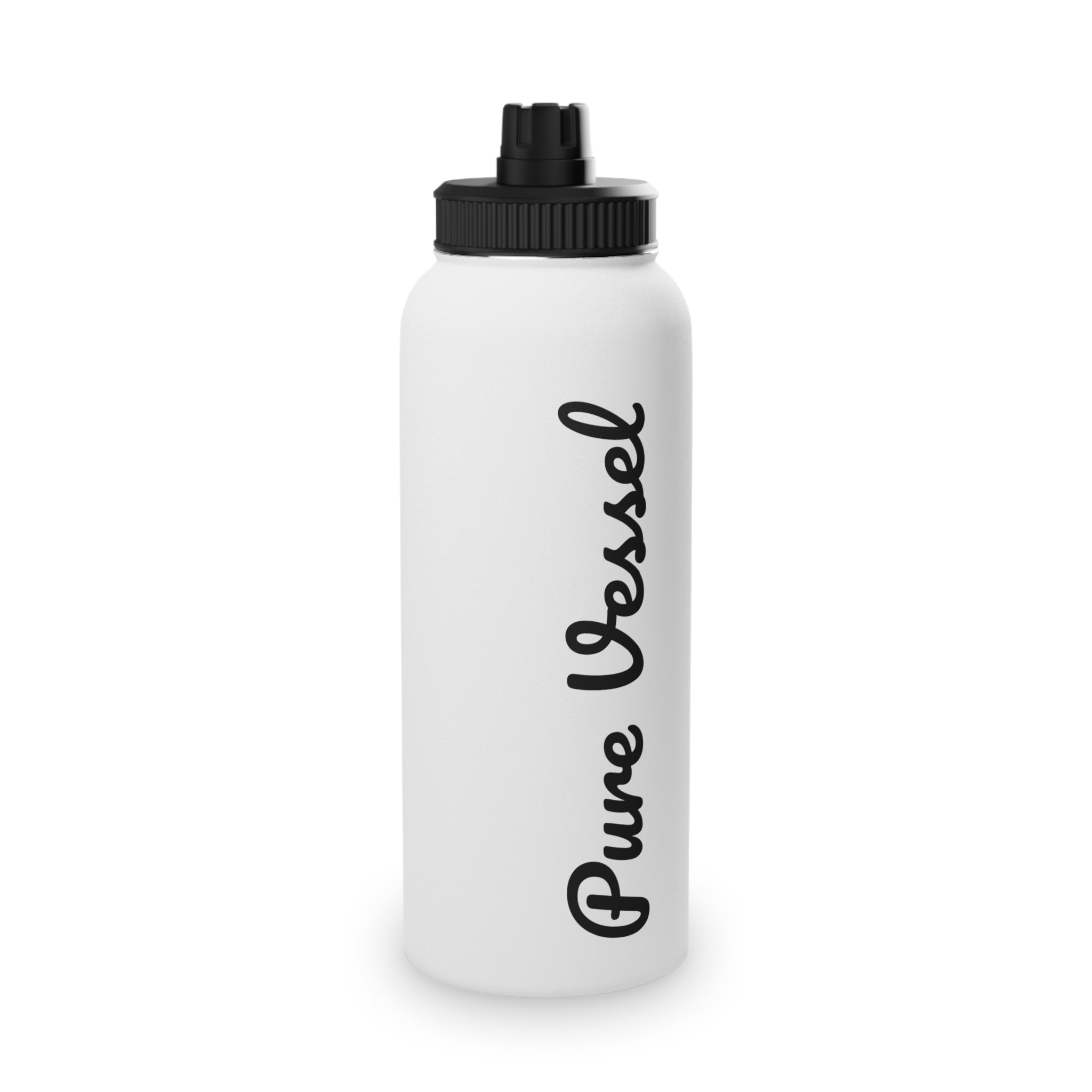 Pure Vessel Sport Water Bottle | Stainless Steel Sports Lid - Pure Vessel