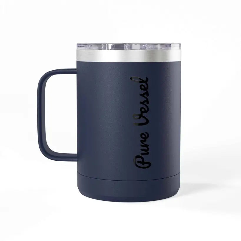 Insulated Coffee Tumbler - Pure Vessel 15oz Double Wall Travel Mug