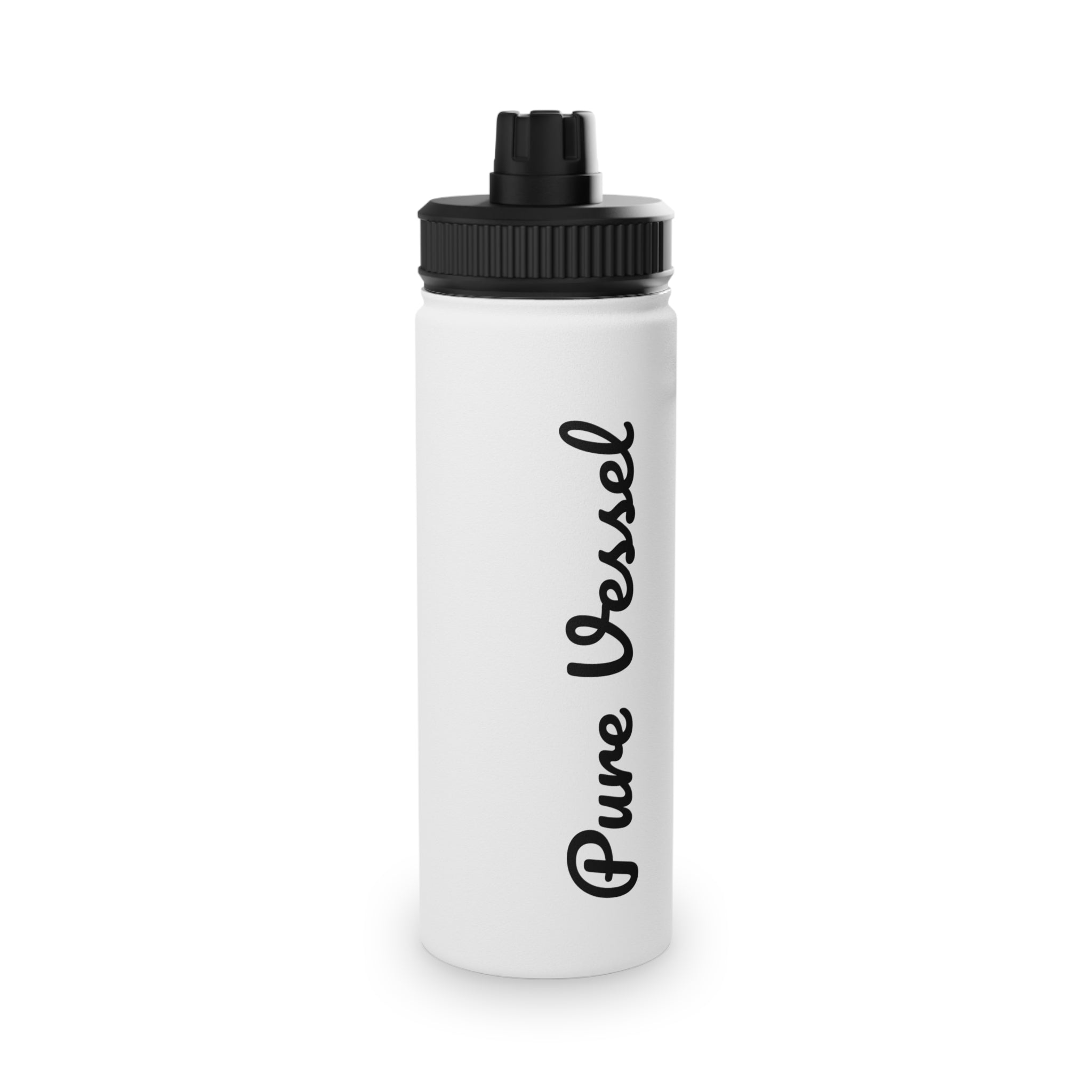 Pure Vessel Sport Water Bottle | Stainless Steel Sports Lid - Pure Vessel