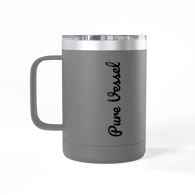 Insulated Coffee Tumbler - Pure Vessel 15oz Double Wall Travel Mug
