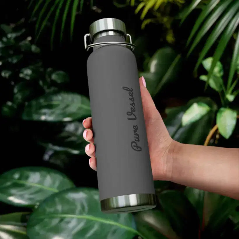 Vacuum Insulated Bottle - Pure Vessel 22oz Copper Travel Flask