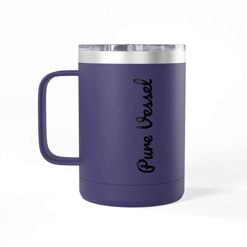 Insulated Coffee Tumbler - Pure Vessel 15oz Double Wall Travel Mug