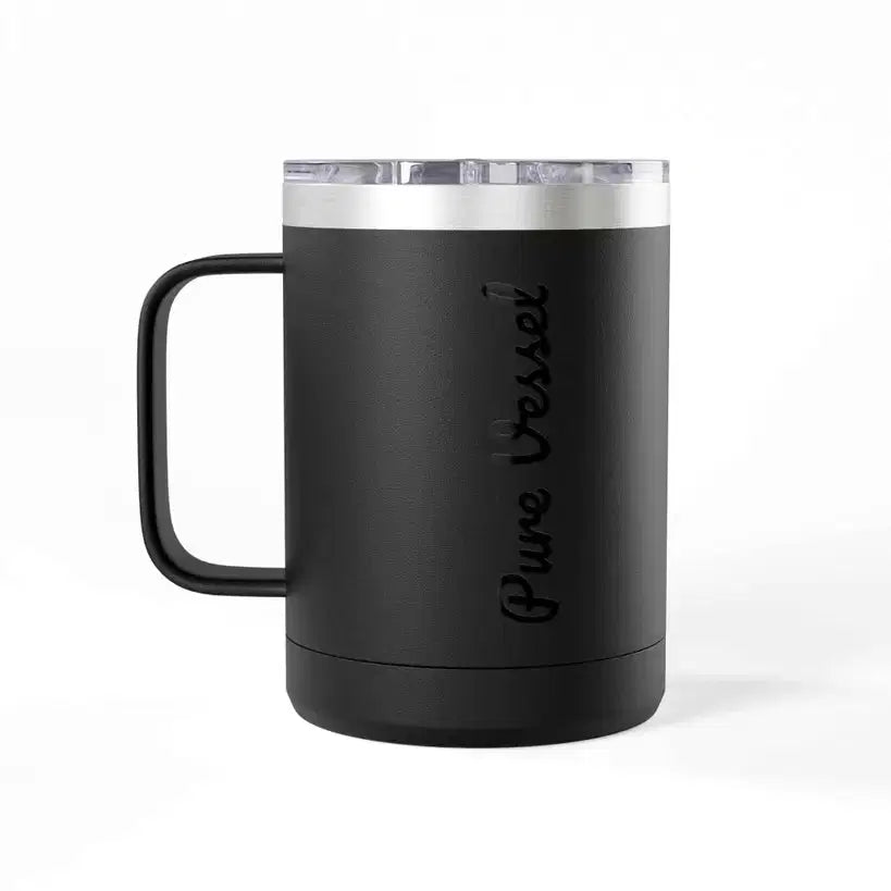 Insulated Coffee Tumbler - Pure Vessel 15oz Double Wall Travel Mug