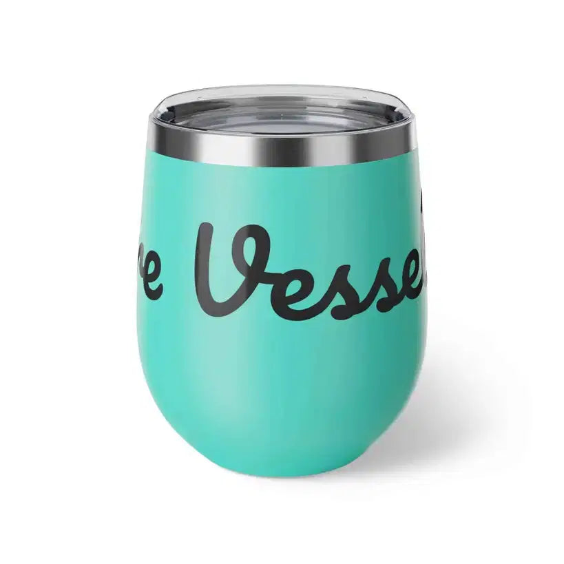 Insulated Stemless Tumbler - Pure Vessel Copper Vacuum Cup 12oz
