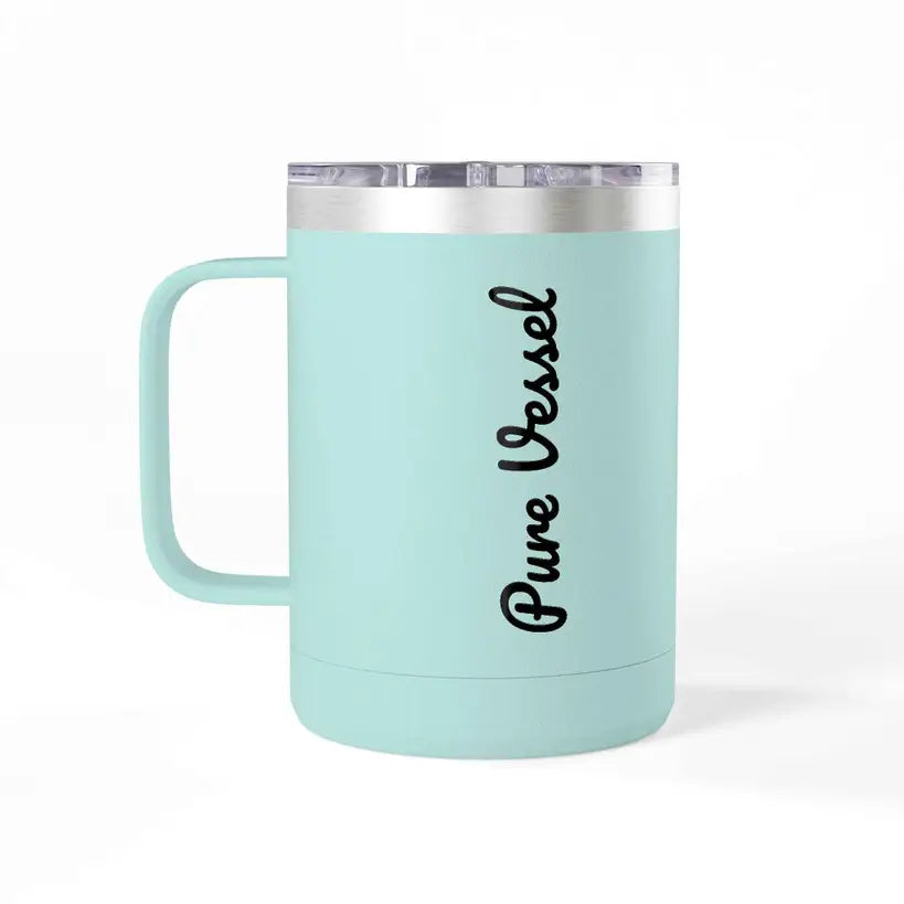 Insulated Coffee Tumbler - Pure Vessel 15oz Double Wall Travel Mug