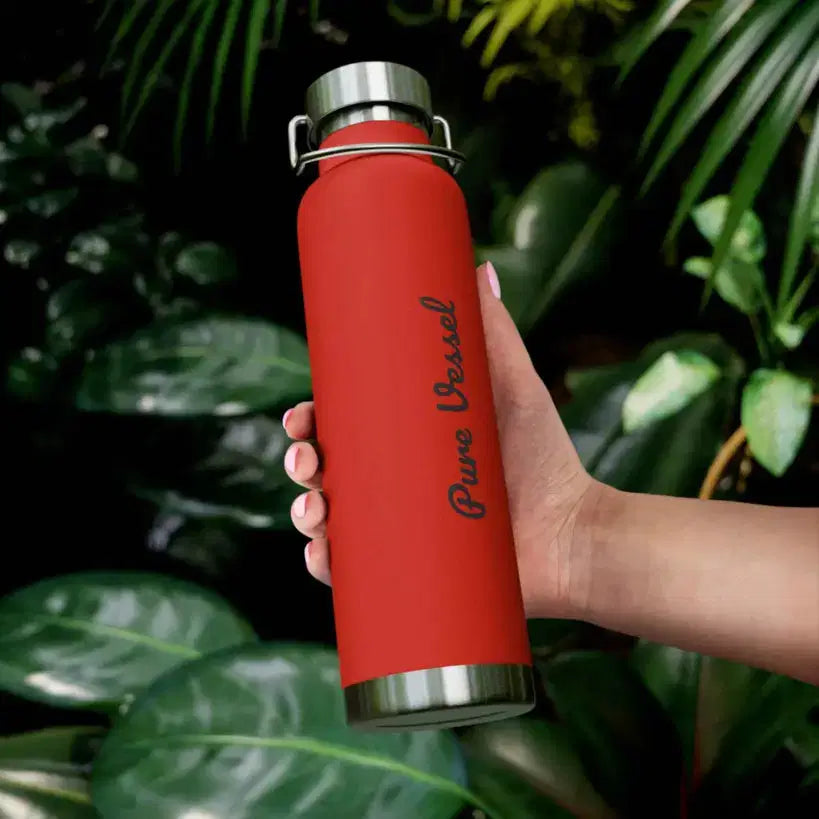 Vacuum Insulated Bottle - Pure Vessel 22oz Copper Travel Flask
