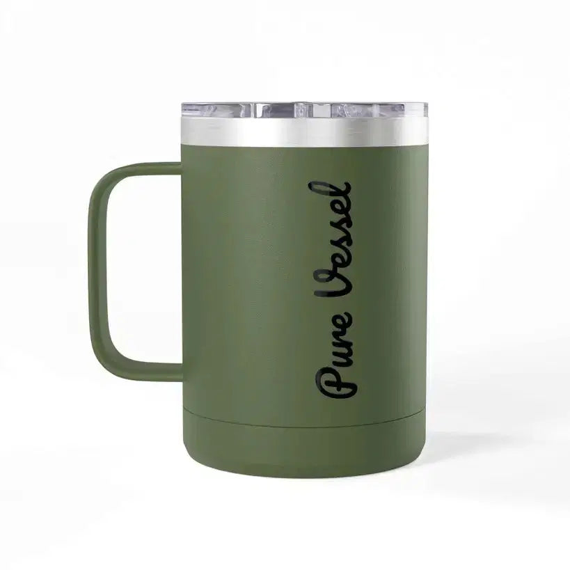 Insulated Coffee Tumbler - Pure Vessel 15oz Double Wall Travel Mug