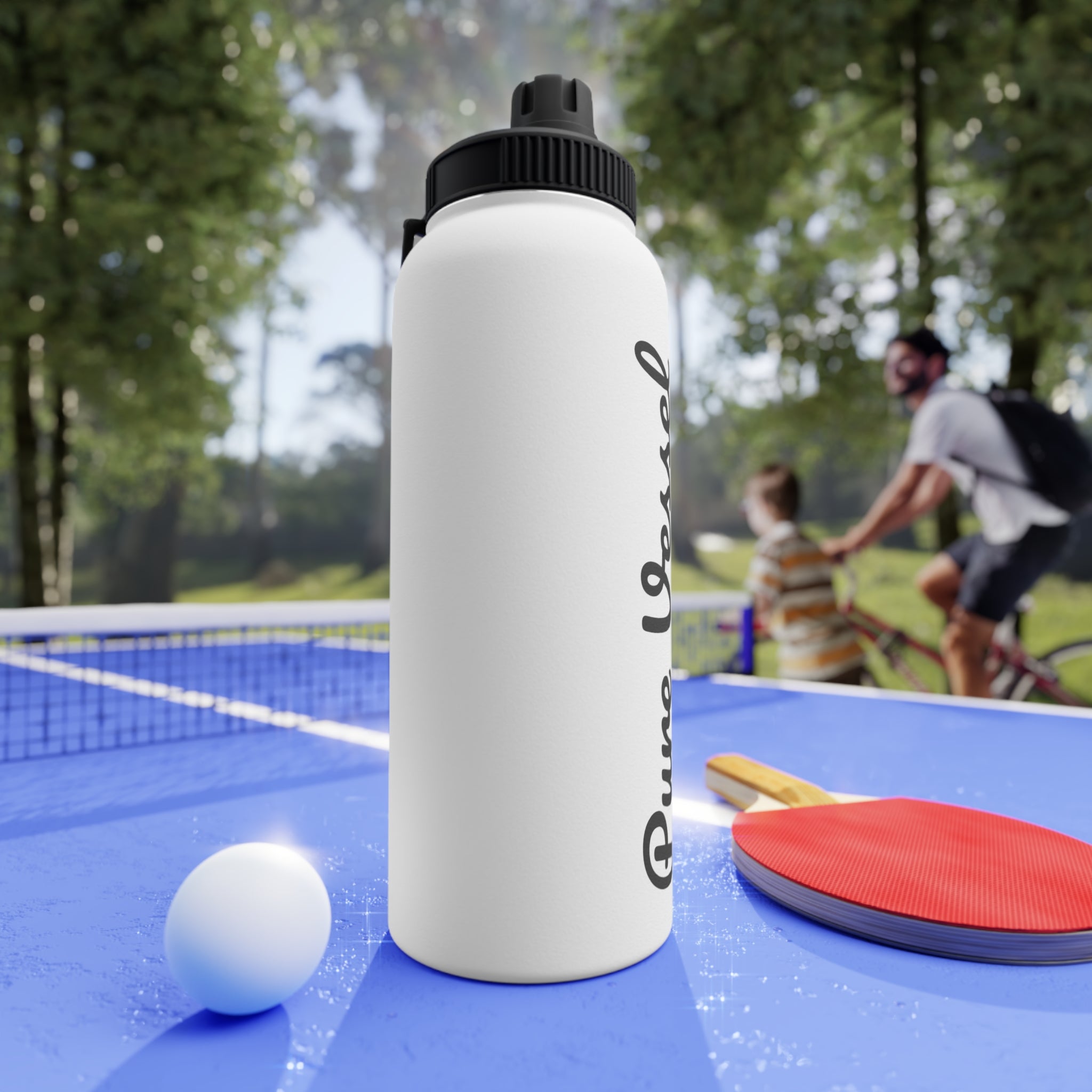 Pure Vessel Sport Water Bottle | Stainless Steel Sports Lid - Pure Vessel