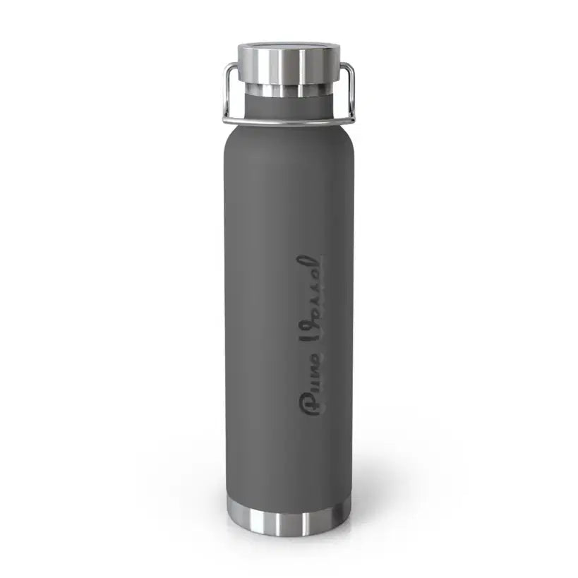 Vacuum Insulated Bottle - Pure Vessel 22oz Copper Travel Flask - Pure Vessel