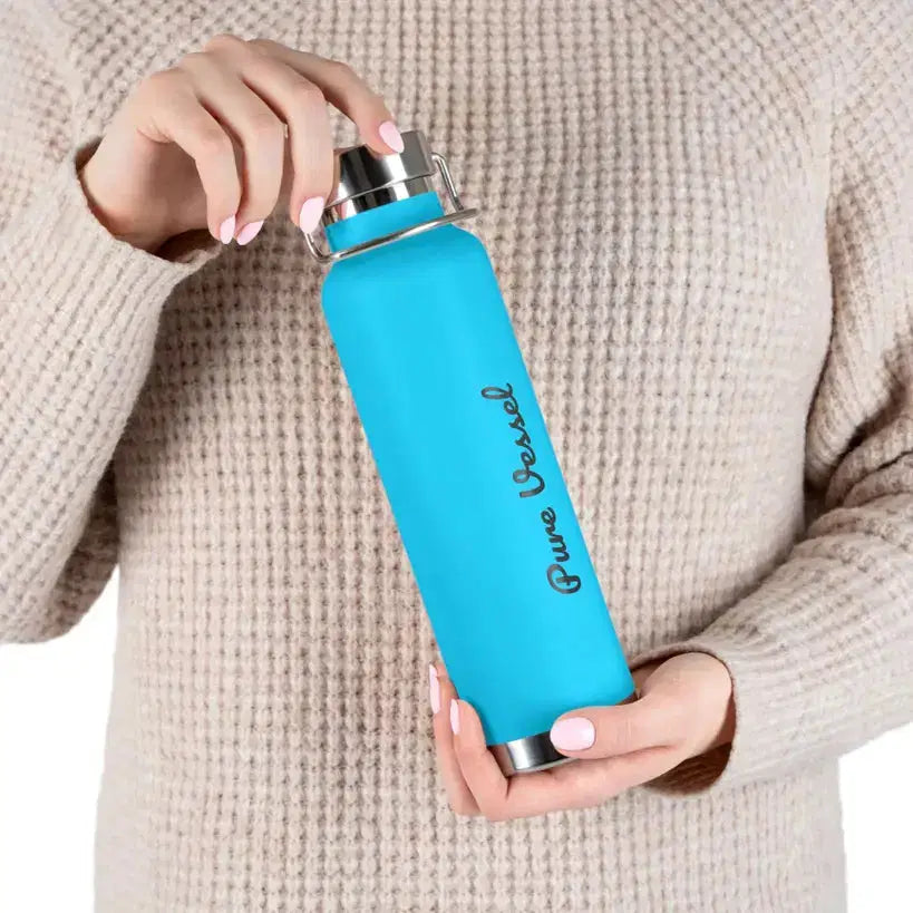Vacuum Insulated Bottle - Pure Vessel 22oz Copper Travel Flask