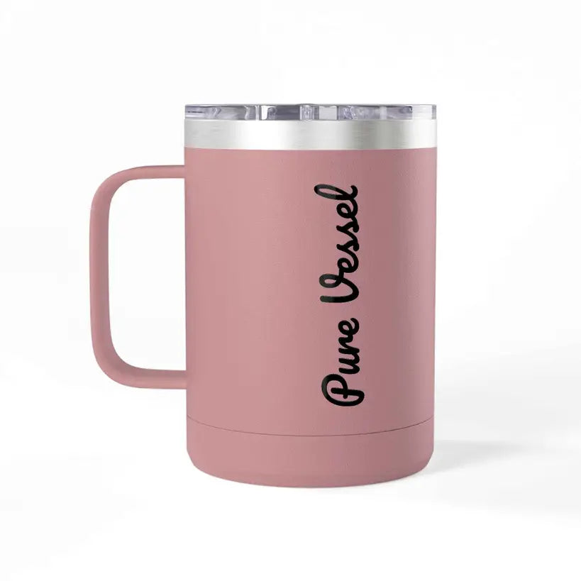 Insulated Coffee Tumbler - Pure Vessel 15oz Double Wall Travel Mug